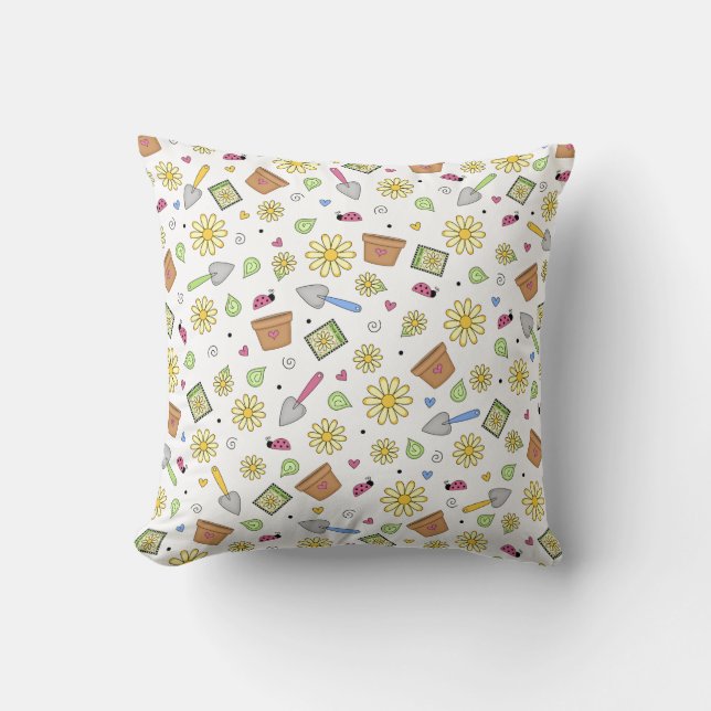 Coussin de jardinage mignon (Recto)