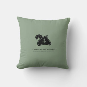 Coussin de jet — 1er régiment de Rhode Island