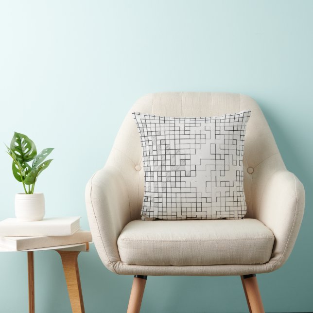 Coussin de jet à grille verrouillée  (Chaise)