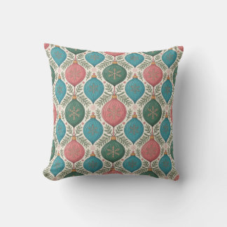 Coussin de jet à motif de Noël