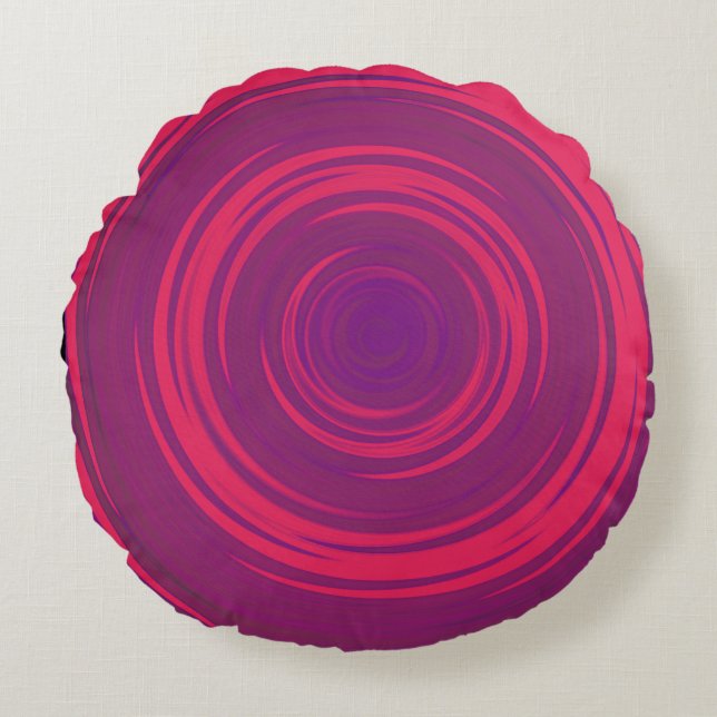 Coussin de jet à tourbillon rond (Devant)