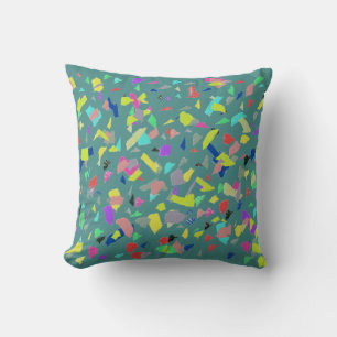 Coussin de jet Art Abstrait Vibes Positives