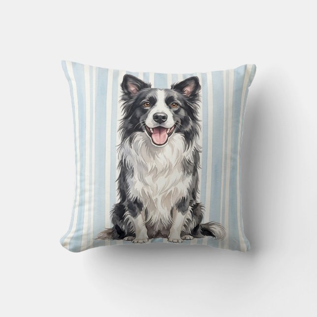 Coussin de jet Border Collie Artwork (Recto)