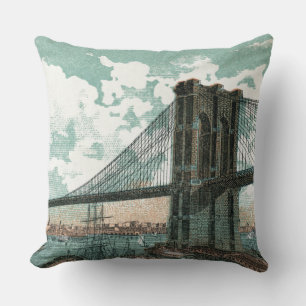 Coussin de jet Brooklyn Bridge