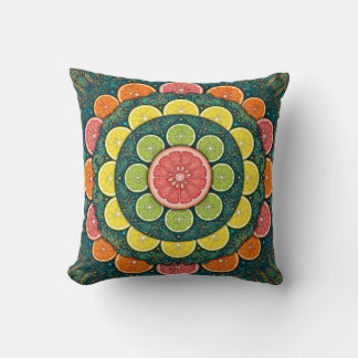 Coussin de jet Citrus Mandala Medallion