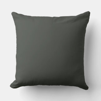 Coussin de jet de couleur unie tabac