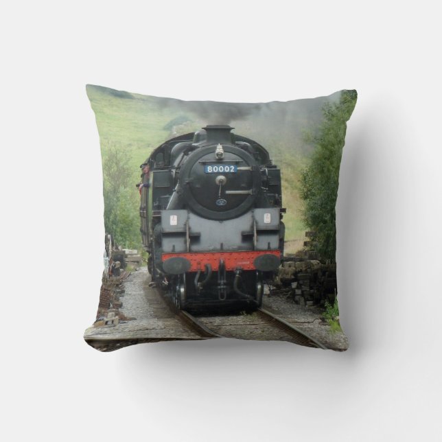 Coussin de jet de coussin de train de vapeur (Recto)