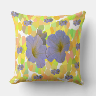 Coussin de jet de fleurs de printemps