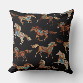 Coussin de jet de poneys indigènes