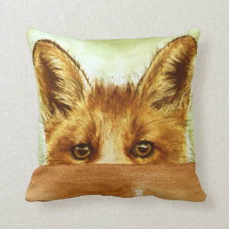 Coussin de jet de renard de piaulement