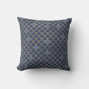 Coussin de jet de sirène de fantaisie inspiré de l