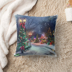 Coussin de jet double face Winter Wonderland