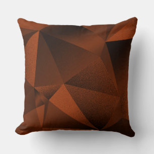 Coussin de jet en forme de diamant géométrique à f