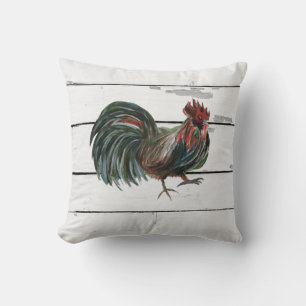 Coussin de jet en lambris de bateau avec peinture