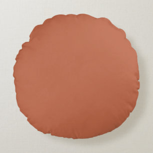 Coussin de jet en terracotta uni