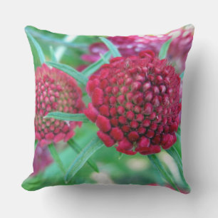Coussin de jet extérieur Fleur Crimsom