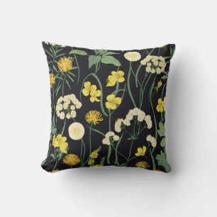 Coussin de jet floral vintage
