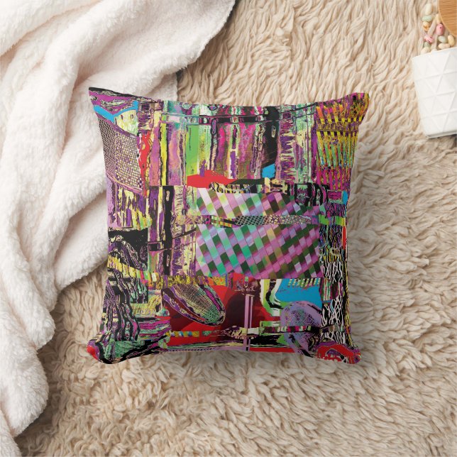 Coussin de jet – Fractales urbaines (Couverture)