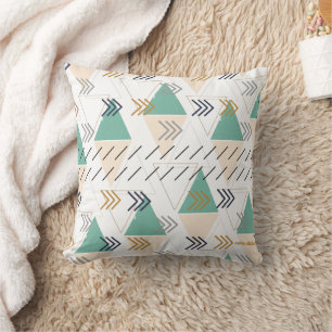 Coussin de jet géométrique moderne