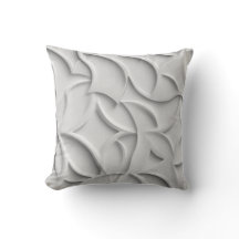 Coussin de jet géométrique noir et ivoire