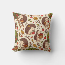 Coussin de jet hérisson verger de pommiers