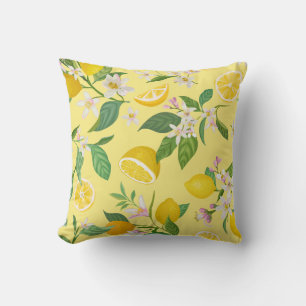 Coussin de jet Méditerranéen Fleur de Citron