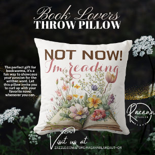 Coussin de jet pour les amoureux de livres