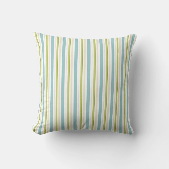 Coussin de jet-rayures (Recto)