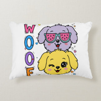 Coussin de jet Woof - Oreiller de nurserie de chio