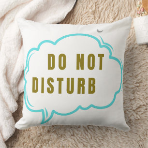 Coussin de jeté de sommeil confortable 'Ne pas dér