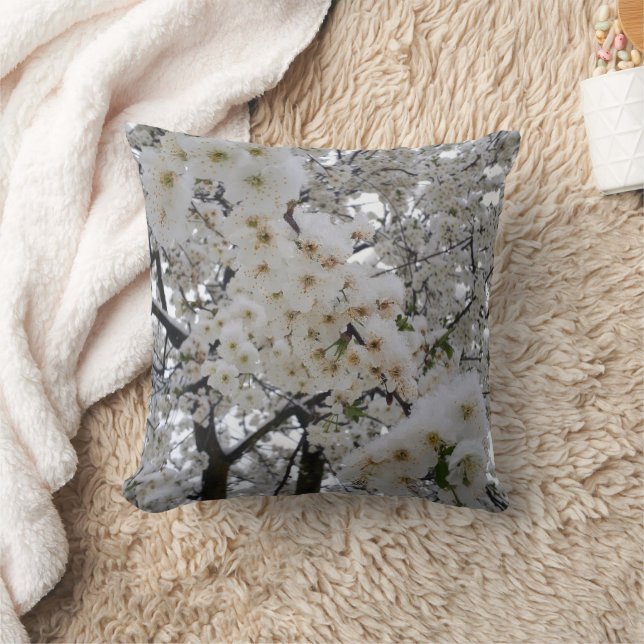 Coussin de jetée Fleur enneigée (Couverture)