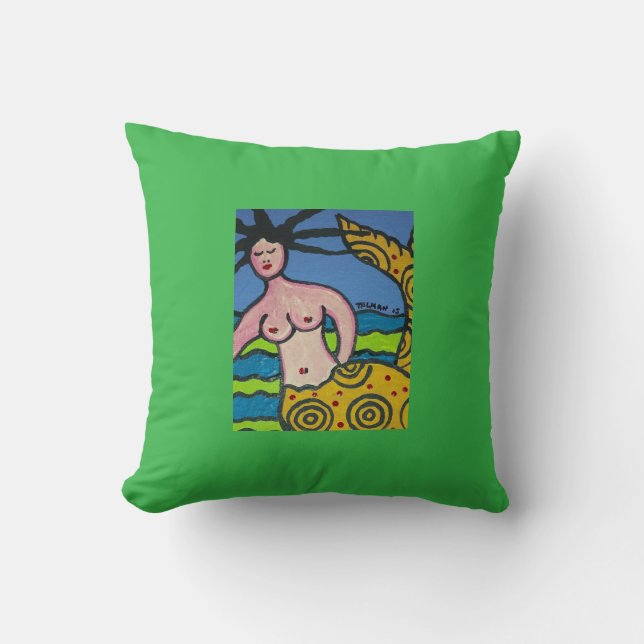 Coussin de jetée sirène (Recto)