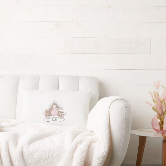 Coussin de Jeu de pain d'épice de Noël (Canapé)