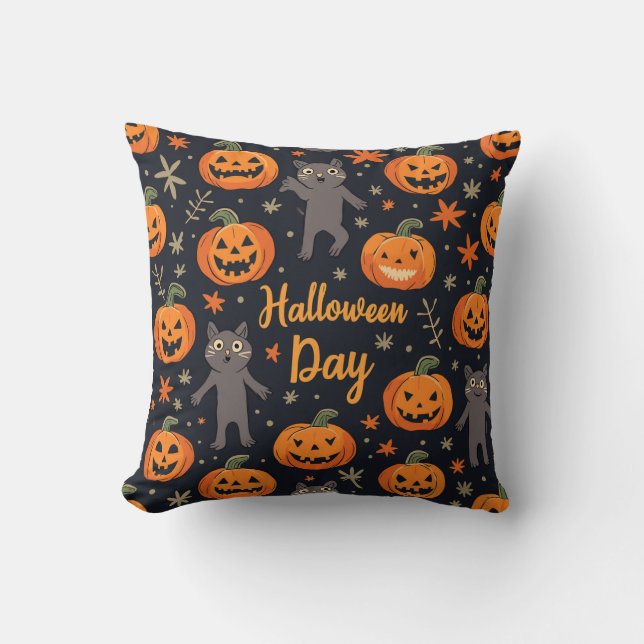 Coussin de jour d'Halloween (Recto)