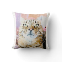 Coussin de l’Amoureux des chats - Accent Feline co