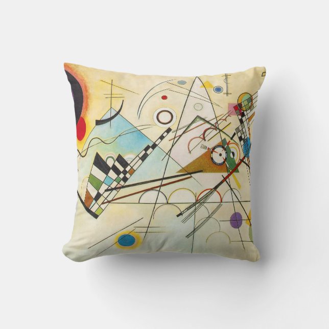 Coussin de la composition VIII en Kandinsky (Recto)
