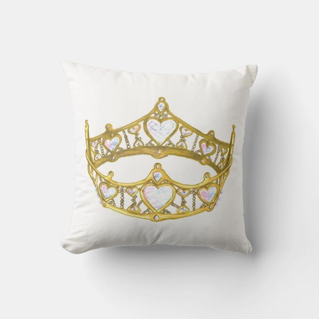 Coussin de la couronne de la Reine des Coeurs (Recto)