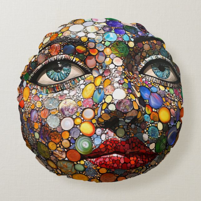 Coussin de la face étrange (Devant)