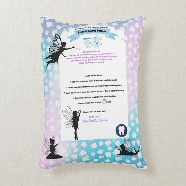 Coussin de la fée des dents (Devant(Vertical))
