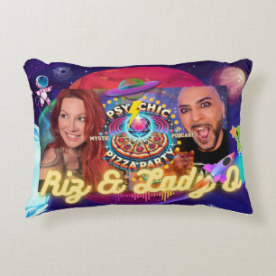 Coussin de la fête de la pizza mystique