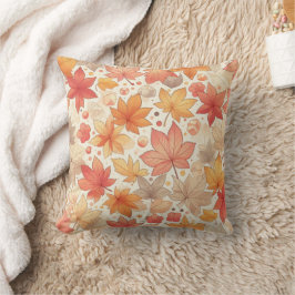 coussin de la feuille d'érable d'automne