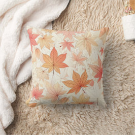 coussin de la feuille d'érable d'automne