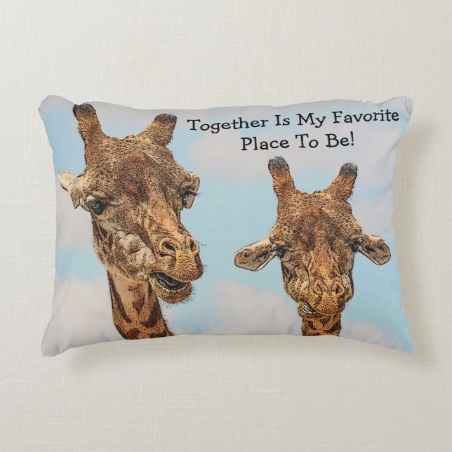 Coussin de la Giraffe de toiture (Devant)