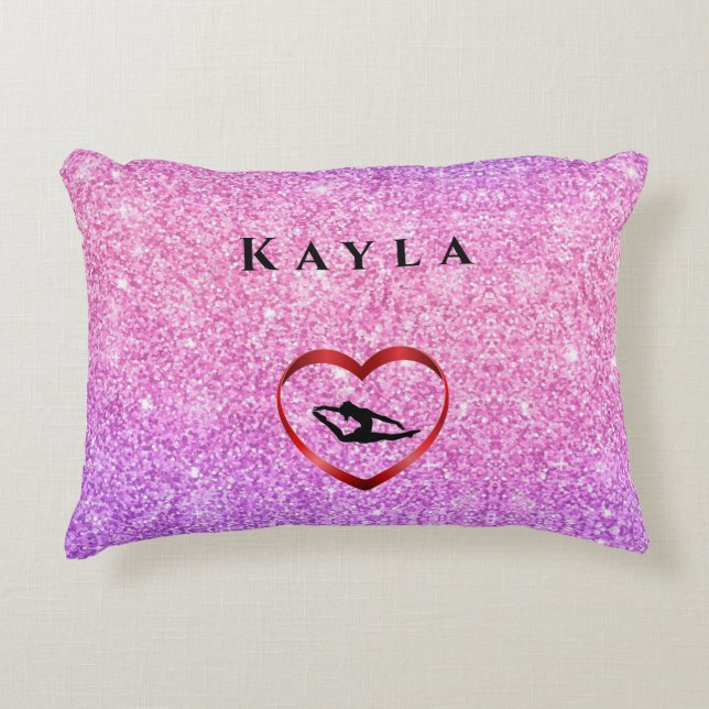 Coussin de la gymnastique de tambours personnalisé (Devant)