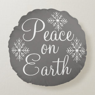 Coussin de la paix gris sur Terre