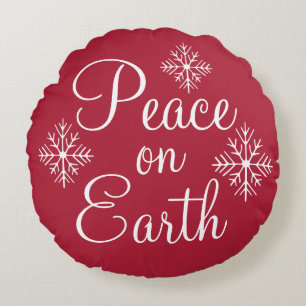 Coussin de la Paix Rouge sur Terre