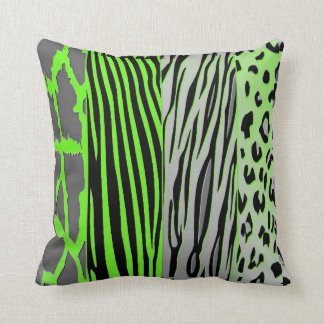 Coussin De La Poster de animal Verte Neon Pour Un