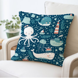 Coussin de la vie sous-marine, océan marin