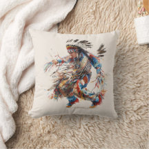 Coussin de lancer amérindien