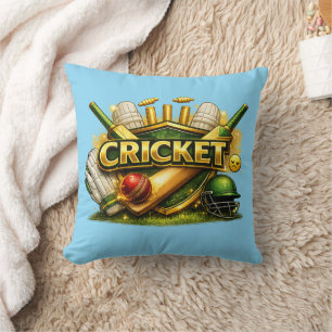 Coussin de lancer inspiré du sport Cricket Gold Em